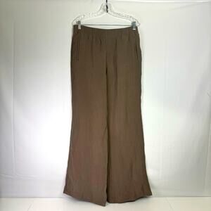NWT Zara Taupe Textured Pants Size Large XX0978